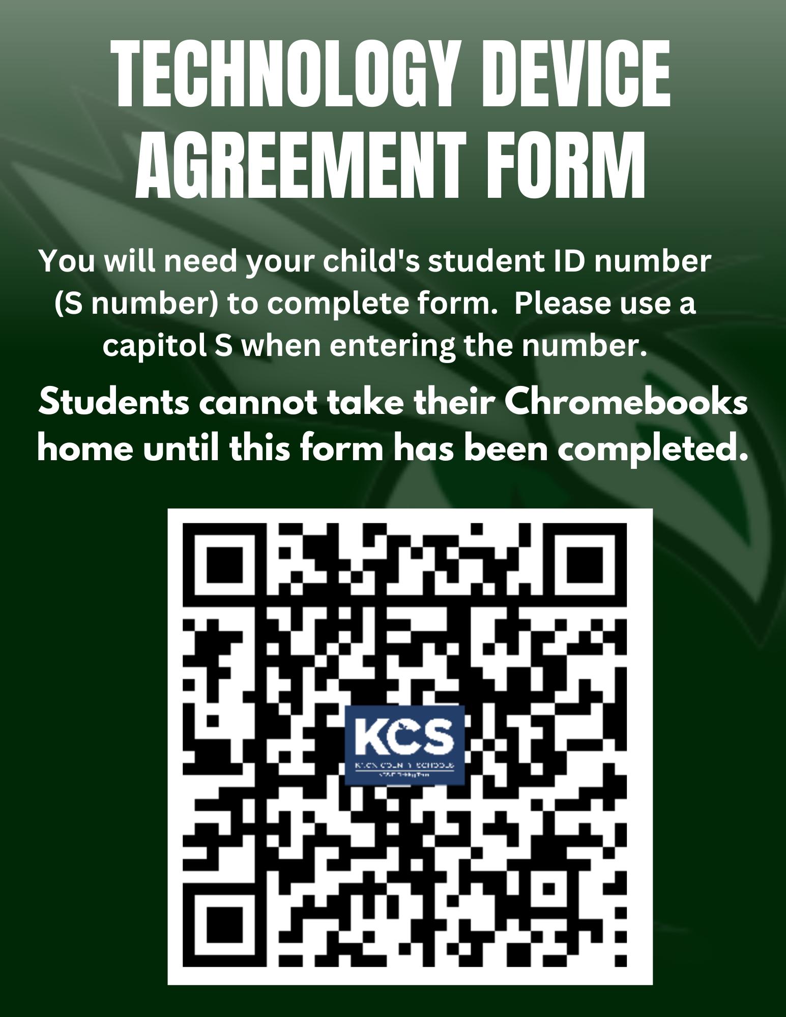  Click to sign the Technology Device Agreement Form